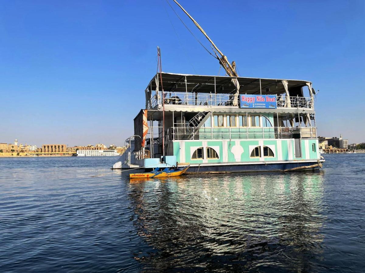 Floating Hotel- Happy Nile Boat Luxor Eksteriør billede