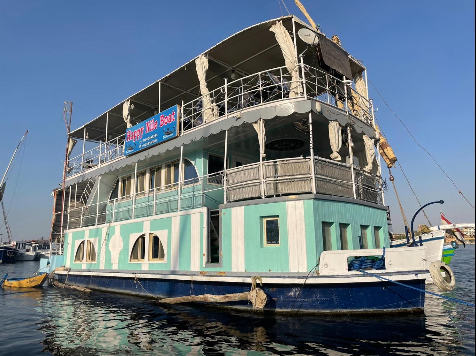 Floating Hotel- Happy Nile Boat Luxor Eksteriør billede